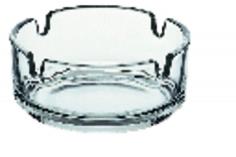 Cendrier rond transparent Ø 8,5 cm 3,6 cm Arcoroc