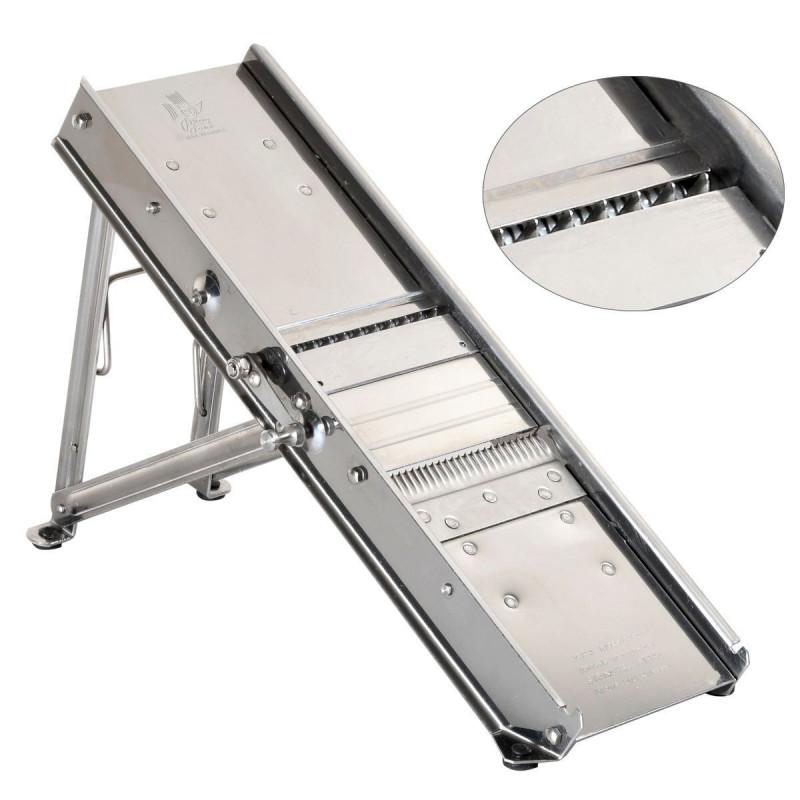 Mandoline sans chariot inox 41x13,5x4,5 cm L.tellier