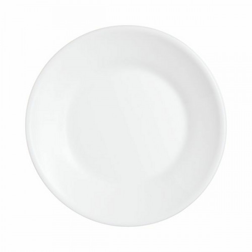 Assiette plate rond blanc verre Ø 23,5 cm Restaurant Blanc Arcoroc