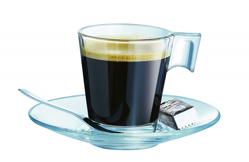 Tasse à thé rond transparent verre 22 cl Ø 10 cm Aroma Arcoroc