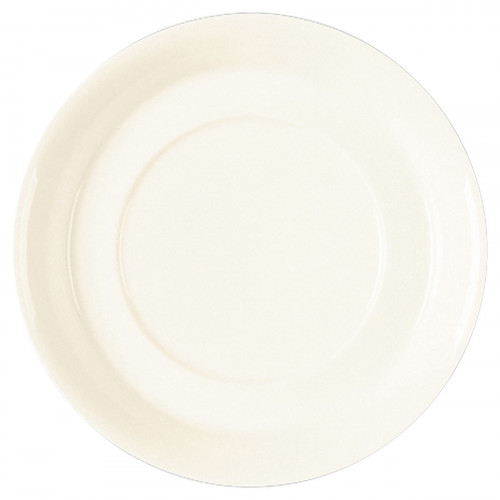 Sous-tasse à bouillon rond ivoire porcelaine vitrifiée Ø 18,5 cm Fine Dine Rak