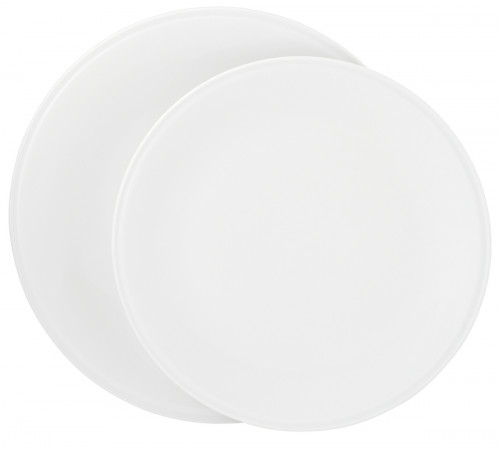 Assiette à pizza rond blanc porcelaine Ø 31,5 cm 31,5 cm
