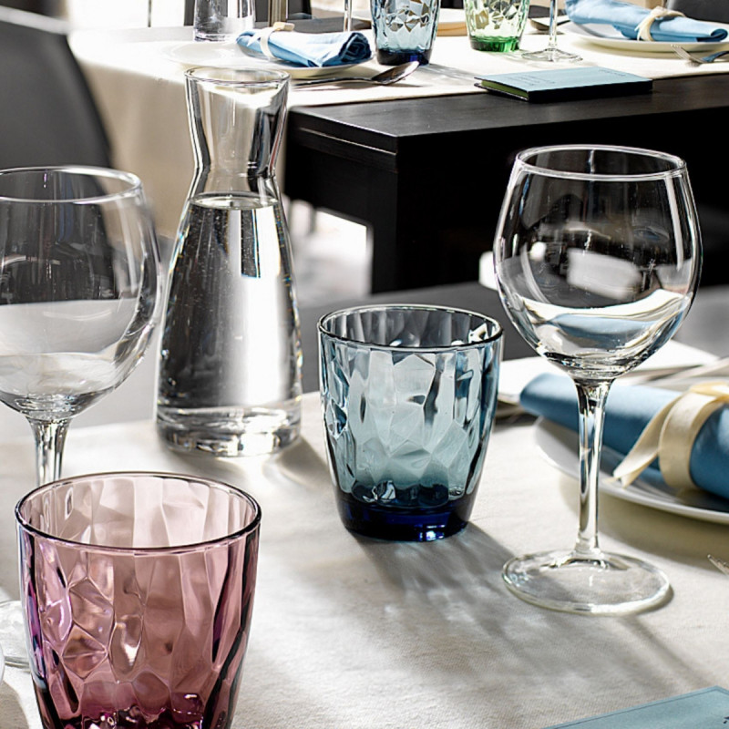 Gobelet bleu verre 30,5 cl Diamond Bormioli Rocco