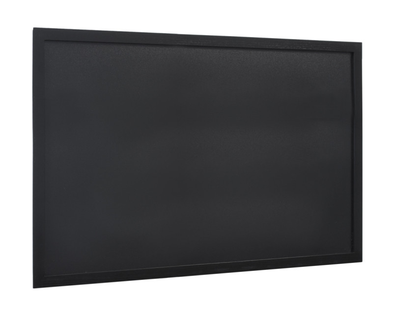 Ardoise rectangulaire noir 80x60 cm Woody Securit