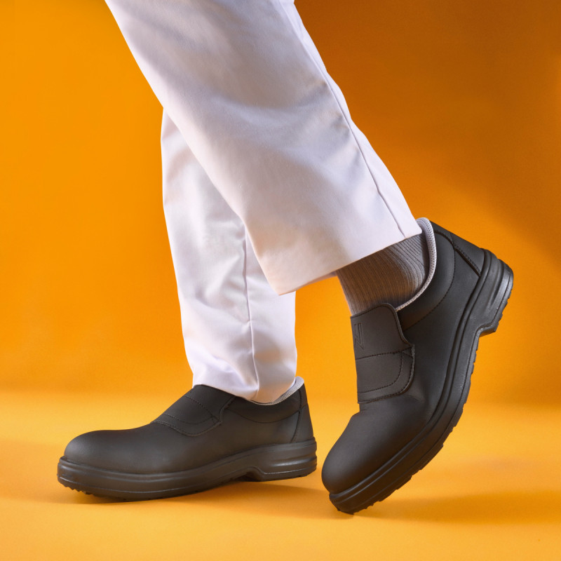 Chaussures mocassin de sécurité mixte noir 39 Tony Nordways