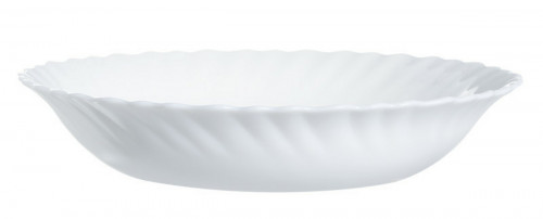 Bol à salade rond blanc verre opal Ø 18 cm Feston Luminarc