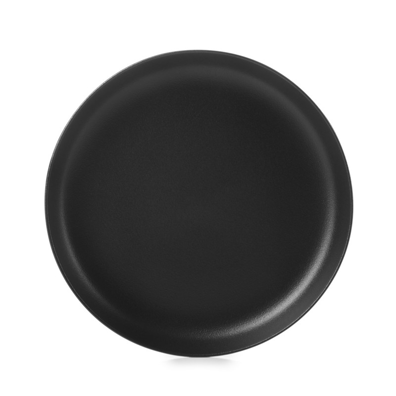 Assiette creuse rond noir porcelaine culinaire Ø 27 cm Adelie Revol