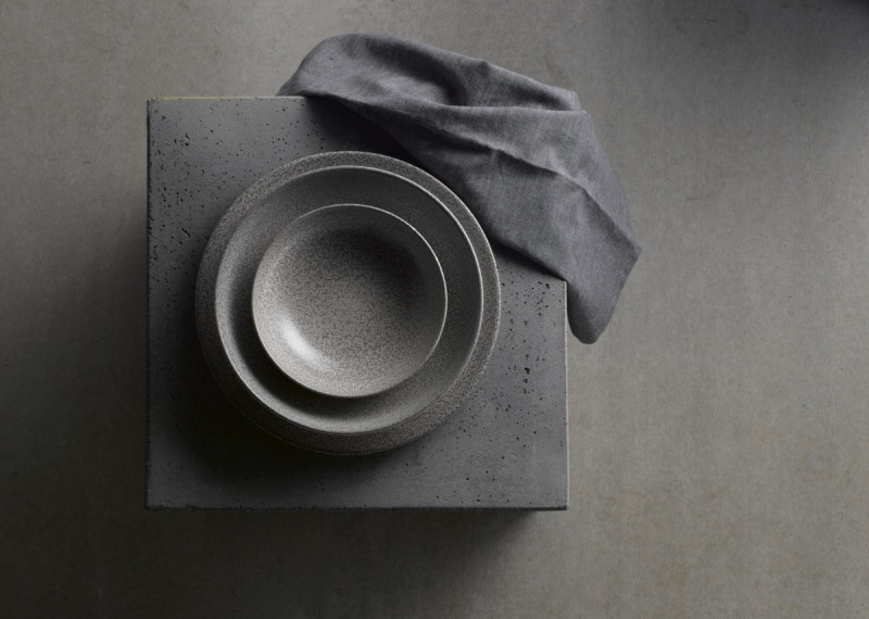 Assiette plate rond gris porcelaine Ø 28,8 cm Evo Origins Dudson