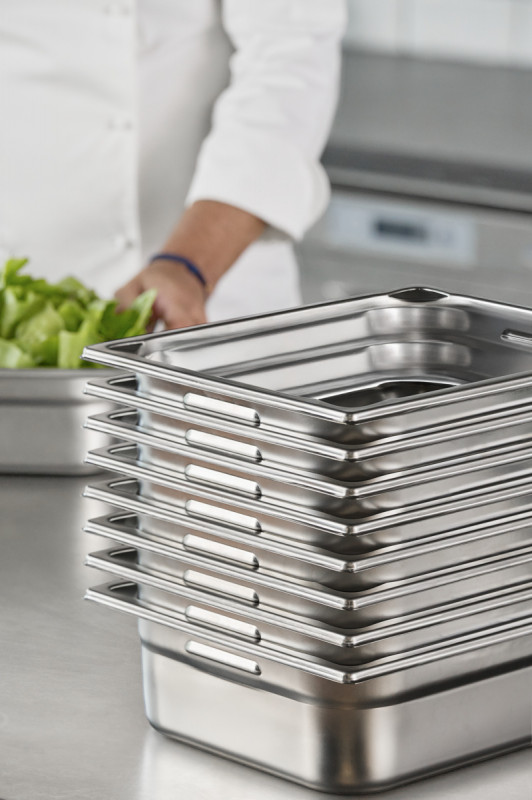 Bac GN 1/1 inox 18/10 P10 cm 14,2 L Pujadas