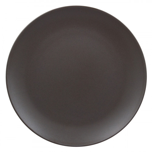 Assiette coupe plate rond brun porcelaine vitrifiée Ø 29,3 cm Genesis Rak