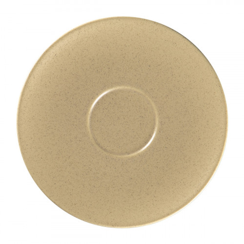 Sous tasse à thé beige porcelaine vitrifiée Ø 17 cm Genesis Rak