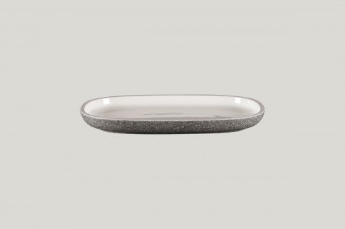 Plat rectangulaire gris porcelaine 26,1 cm Rakstone Ease Rak