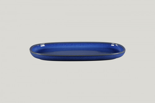 Plat rectangulaire bleu porcelaine 30,2 cm Rakstone Ease Rak