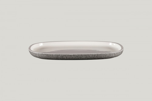 Plat rectangulaire gris porcelaine 30,2 cm Rakstone Ease Rak