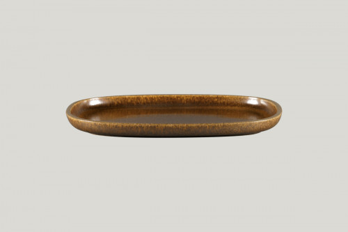 Plat rectangulaire bronze porcelaine 30,2 cm Rakstone Ease Rak