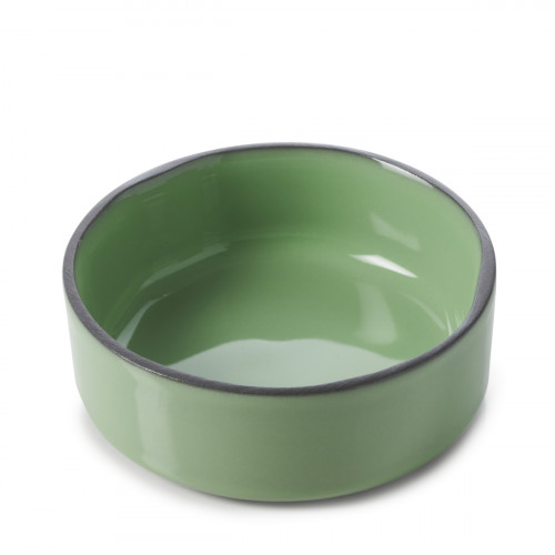 Coupelle rond vert porcelaine Ø 8 cm Caractere Revol
