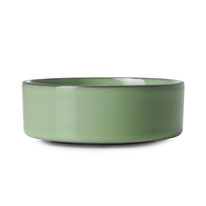 Coupelle rond vert porcelaine Ø 8 cm Caractere Revol