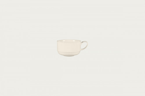 Tasse à thé empilable rond ivoire porcelaine 25 cl Ø 9,2 cm Bravura Rak