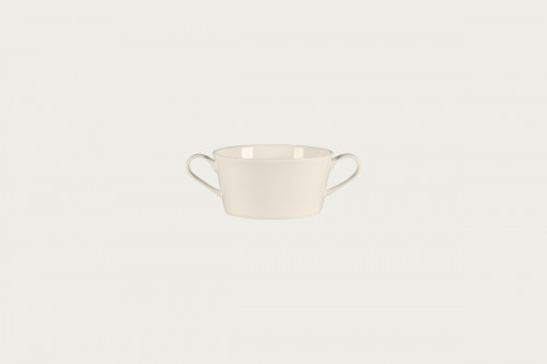 Tasse à bouillon avec 2 anses rond ivoire porcelaine 36,9 cl Ø 11,8 cm Fedra Rak