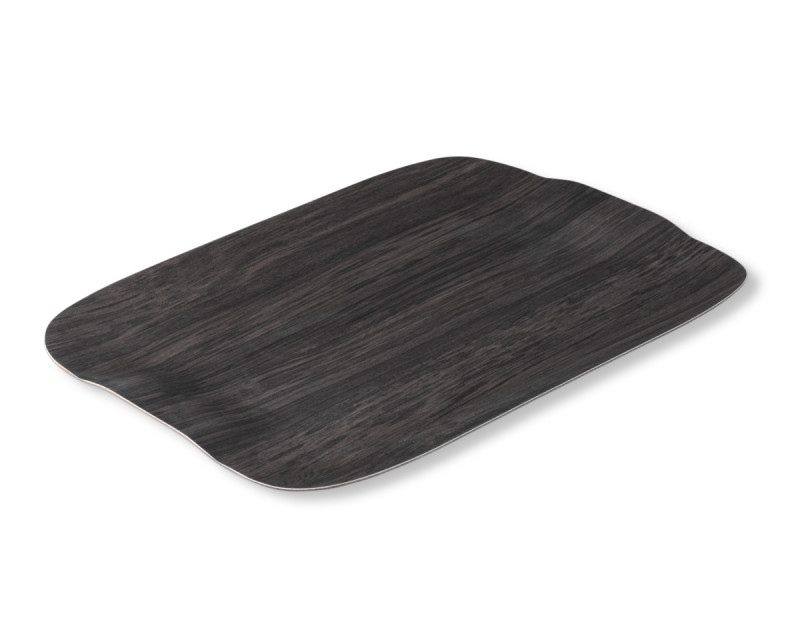 Plateau bois Cèdre foncé 60x40 cm Papillon Platex