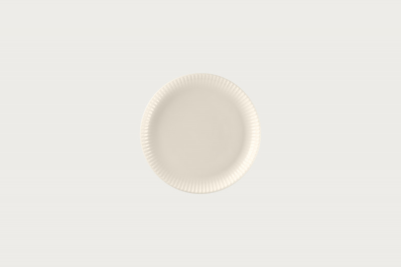 Assiette coupe plate rond blanc porcelaine Ø 17,9 cm Spectra Rak