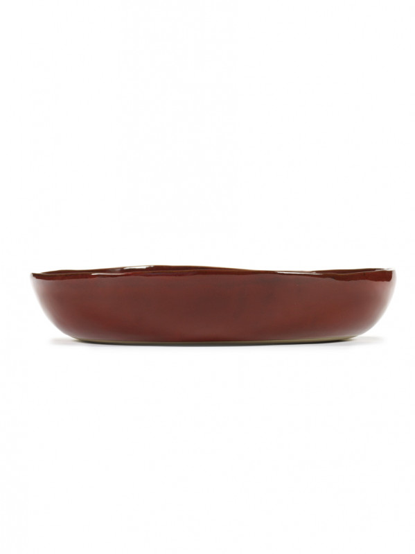 Bol de présentation rond Venetian red grès émaillé Ø 37 cm La Mère Serax