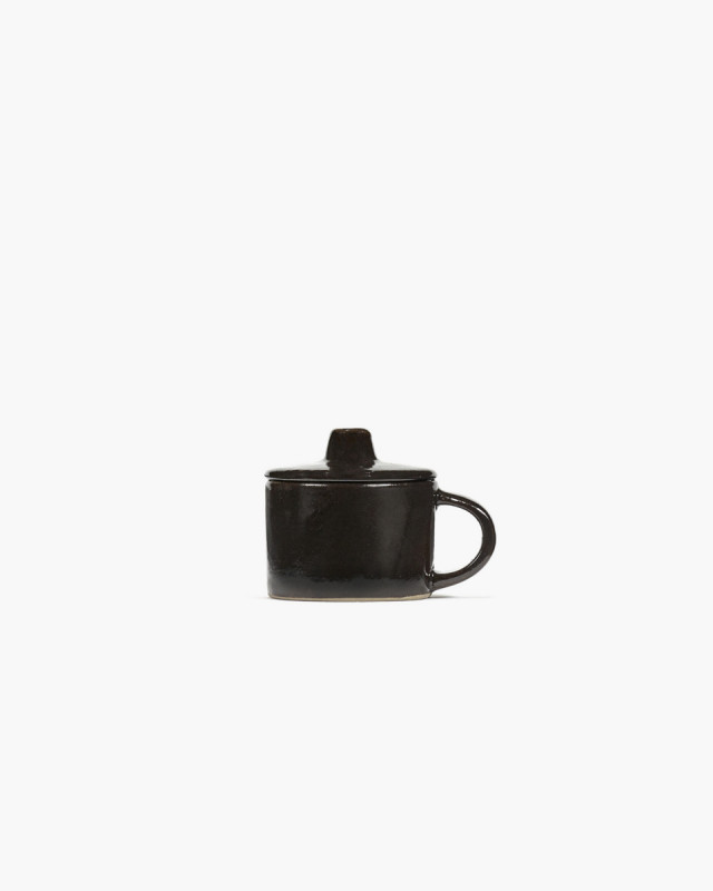 Tasse à ristretto rond ébène grès émaillé 6 cl 7,5 cm La Mère Serax