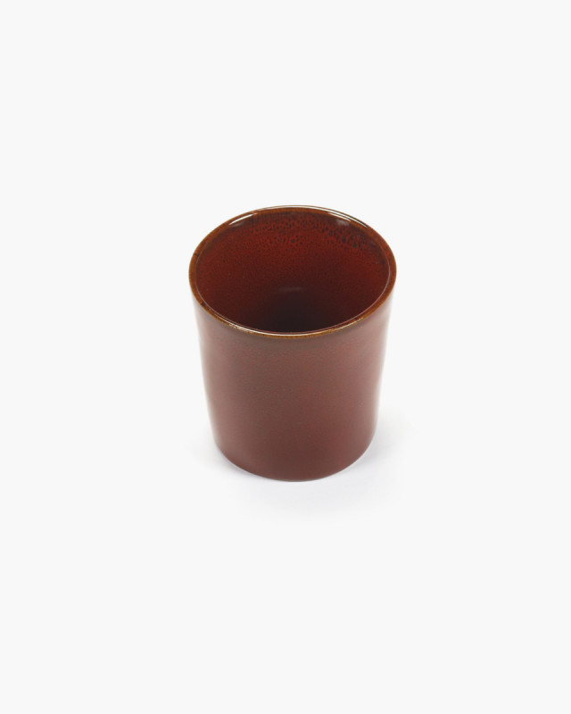 Tasse à café sans anse rond Venetian red grès émaillé 13 cl Ø 7 cm La Mère Serax