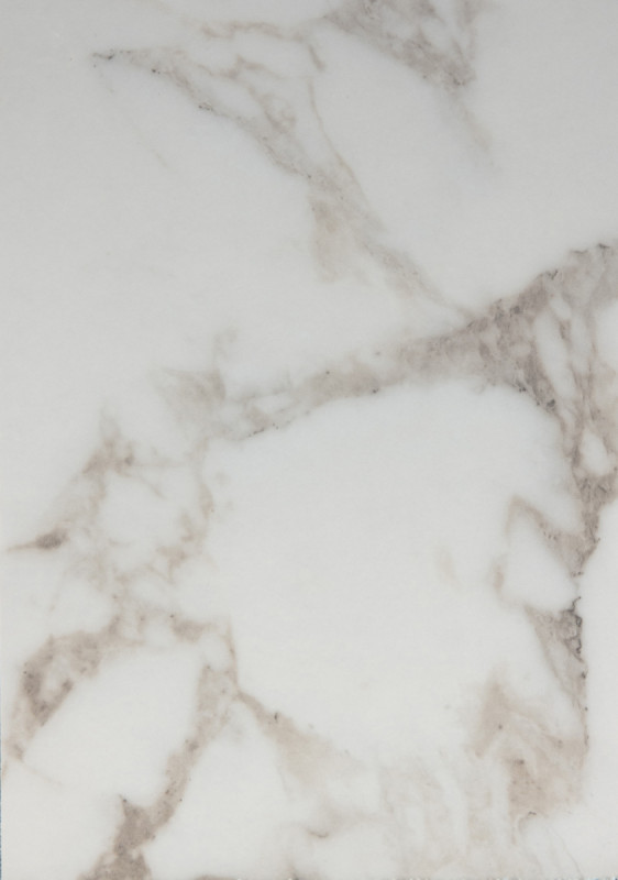 Plateau de table d'intérieur rond marbre blanc Ø 70 cm 24 mm Original