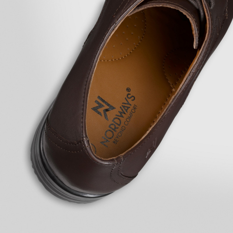 Chaussures à lacets basse marron 45 Nclass Nordways