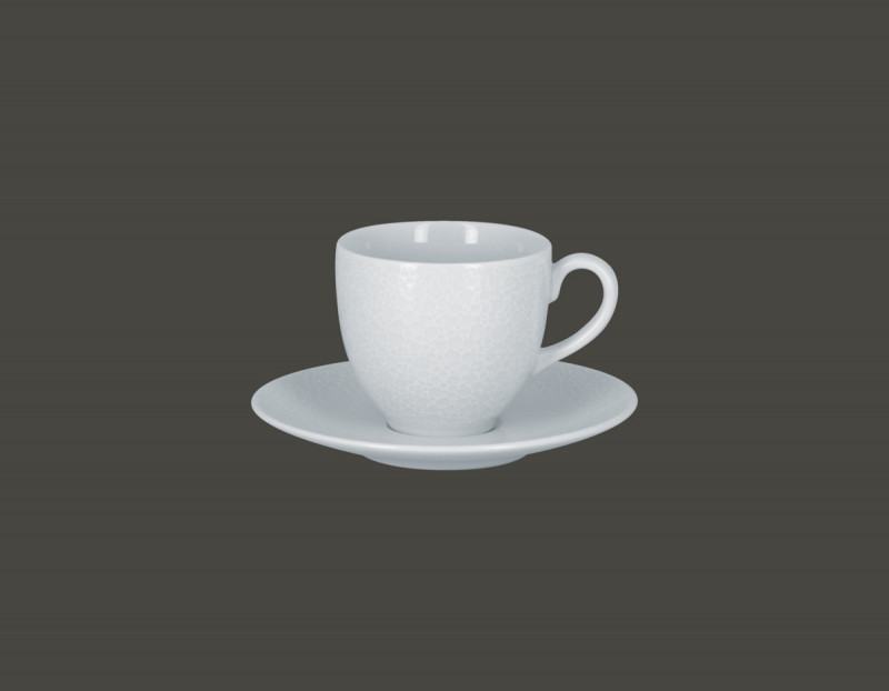 Tasse à café / thé rond blanc porcelaine 23 cl Ø 8,5 cm Charm Rak