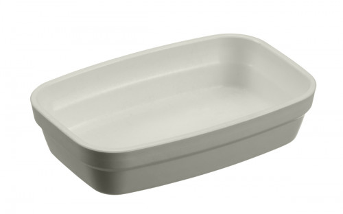 Ravier rectangulaire Blanc Coton fibre végétale 14 cm Liliroc Saint Romain