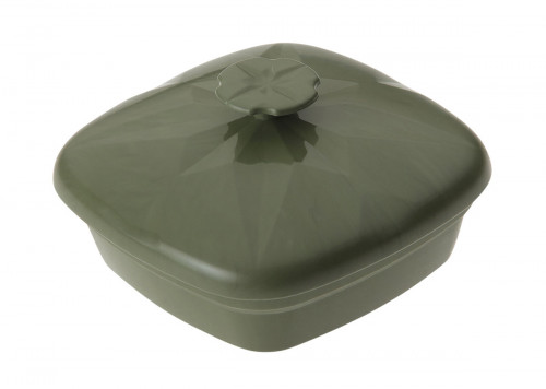 Couvercle pour ravier 25 cl vert fibre végétale Liliroc Saint Romain