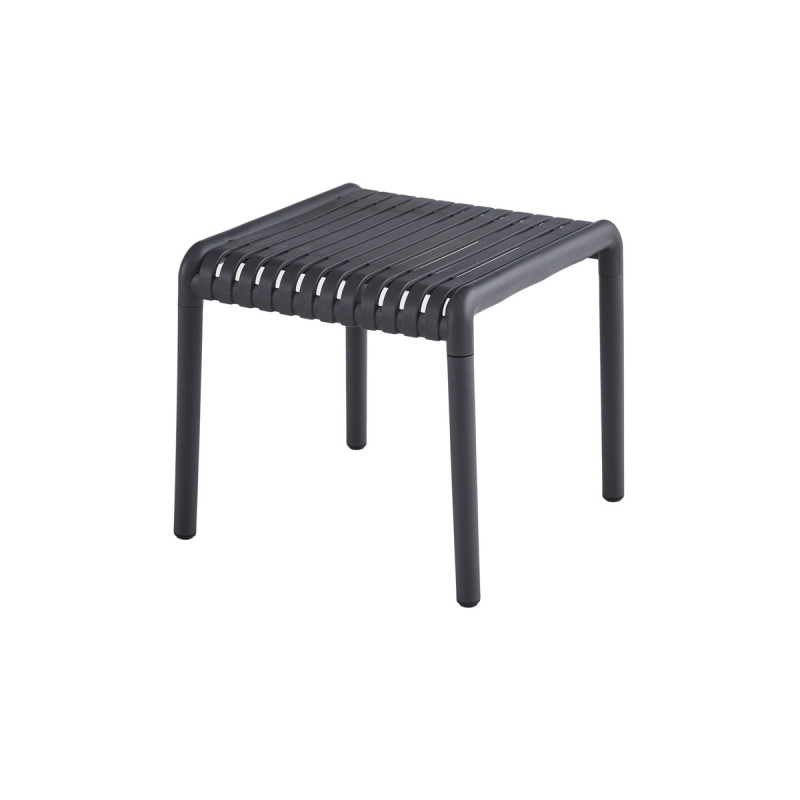 Table basse d''extérieur gris anthracite 44x43x41 cm Cairo Flexmob