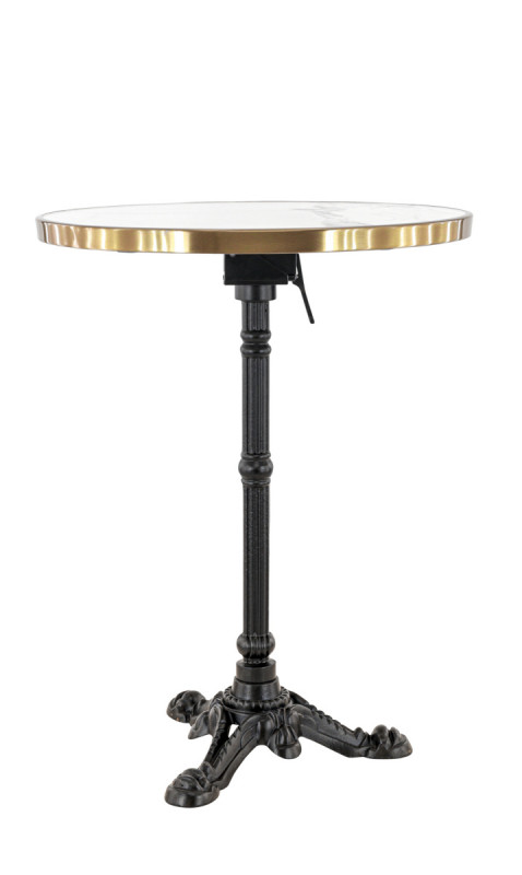 Table marbre blanc Ø 60 cm Orsay Flexmob
