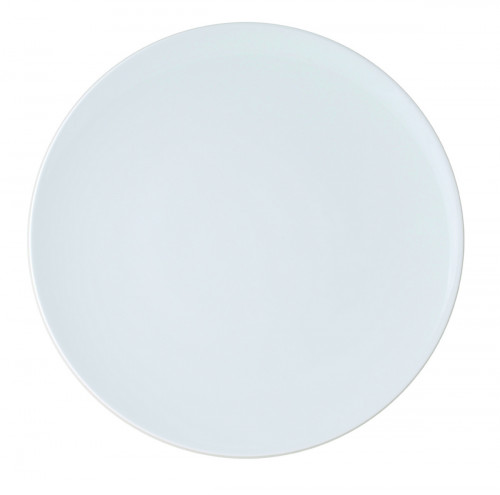 Assiette coupe plate rond blanc porcelaine Ø 28 cm Gusto Mobius
