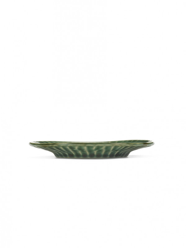 Sous tasse à expresso rond vert grès émaillé 12,5 cm Ø 12,5 cm Verde Lanza Serax