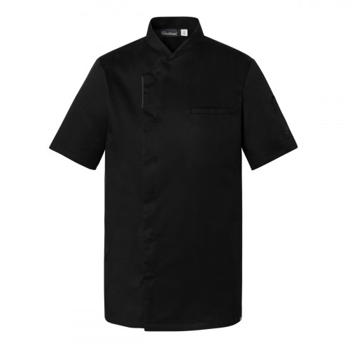 Veste de cuisine manches courtes noir T0 Reko Molinel