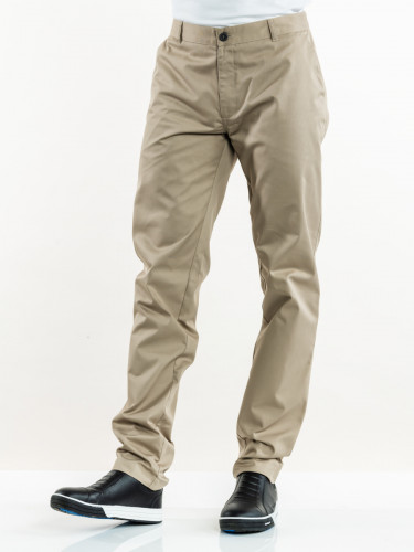Pantalon de cuisine beige 40 Sabbia Chaud Devant
