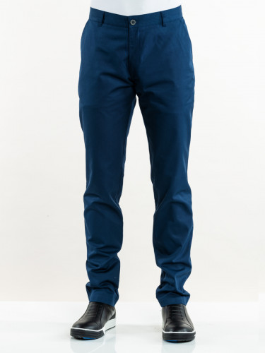 Pantalon de cuisine bleu marine 52 Marino Chaud Devant