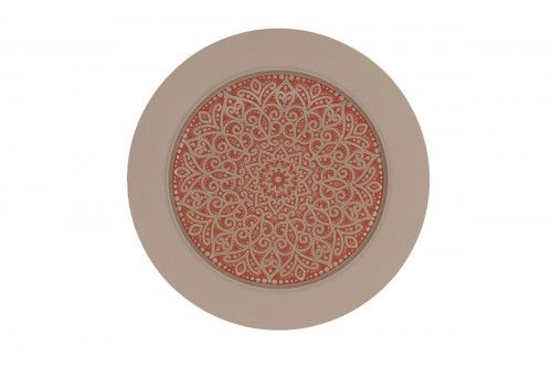 Assiette avec cloche rond Damask porcelaine vitrifiée Ø 26,7 cm Rihla Rak