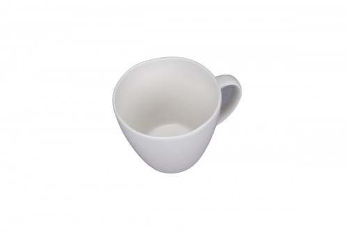 Tasse à cappuccino / thé organique ivoire porcelaine vitrifiée 23 cl Ø 9 cm Between Rak