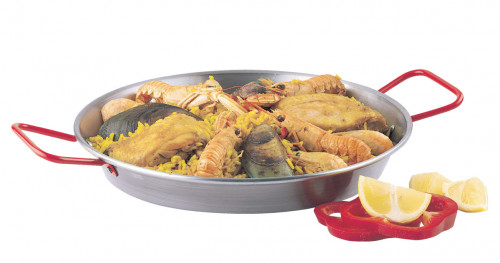 Plat à paëlla rond acier Ø 80 cm Lacor